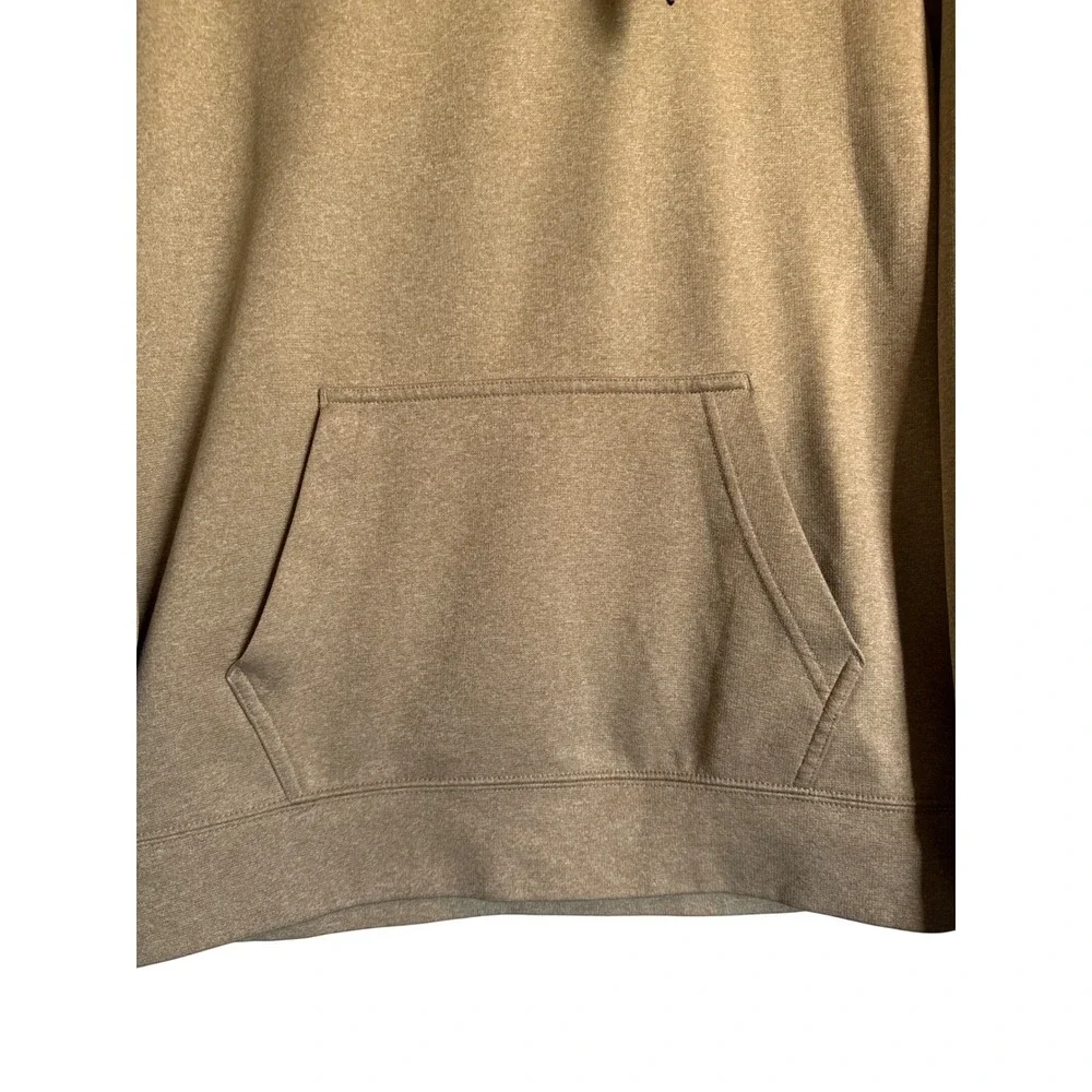 The North Face Mens S Brown Heather Hoodie Logo Pullover Sweatshirt Outdoor